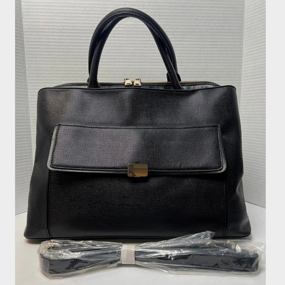 Zara Handbags - Sale! Zara Basic Collection Faux Leather Top Handle
Satchel Crossbody